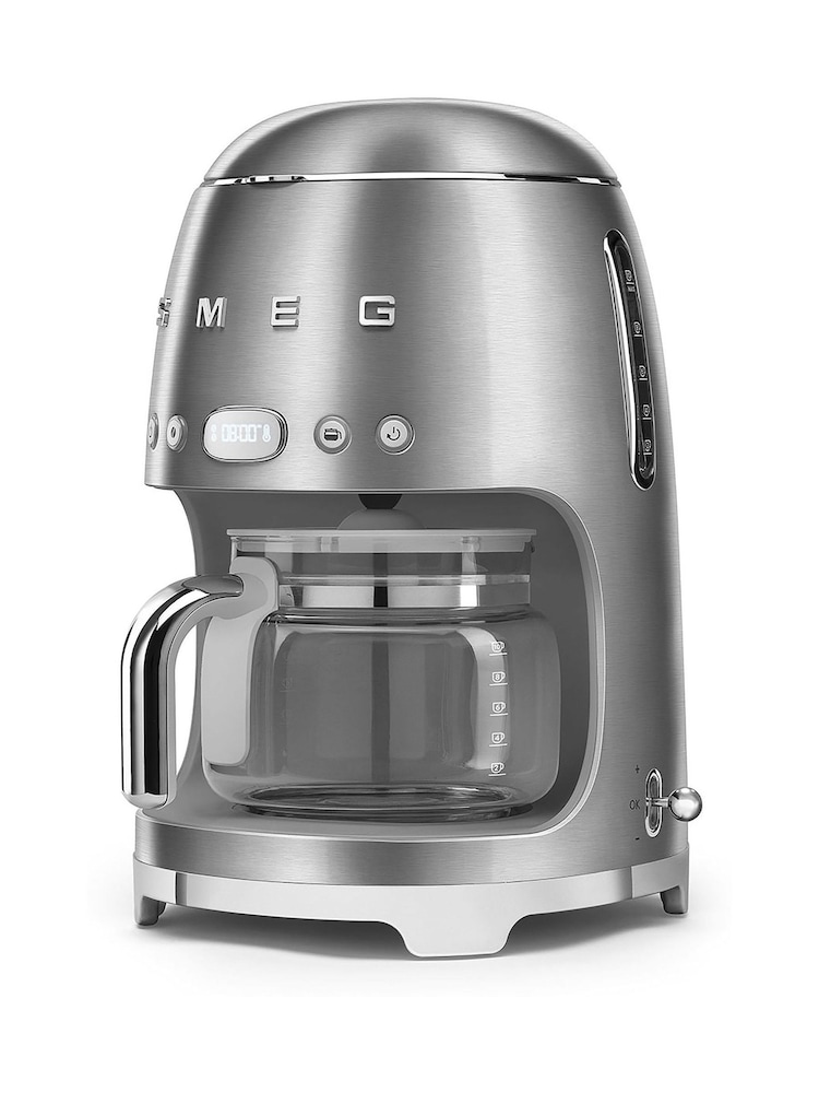 Smeg Silver Drip Coffee Machine - Image 2 of 8