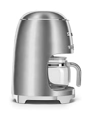 Smeg Silver Drip Coffee Machine - Image 3 of 8