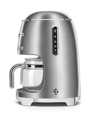 Smeg Silver Drip Coffee Machine - Image 4 of 8