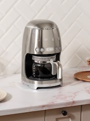 Smeg Silver Drip Coffee Machine - Image 7 of 8