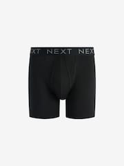 Svart - 4 -paket - Sports Longer Length A-Front Boxers - Bild 2 av 4