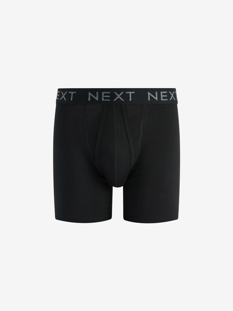 Svart - 4 -paket - Sports Longer Length A-Front Boxers - Bild 2 av 4