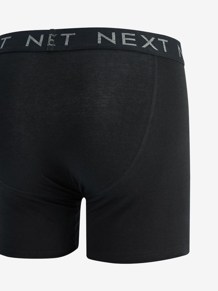 Svart - 4 -paket - Sports Longer Length A-Front Boxers - Bild 4 av 4