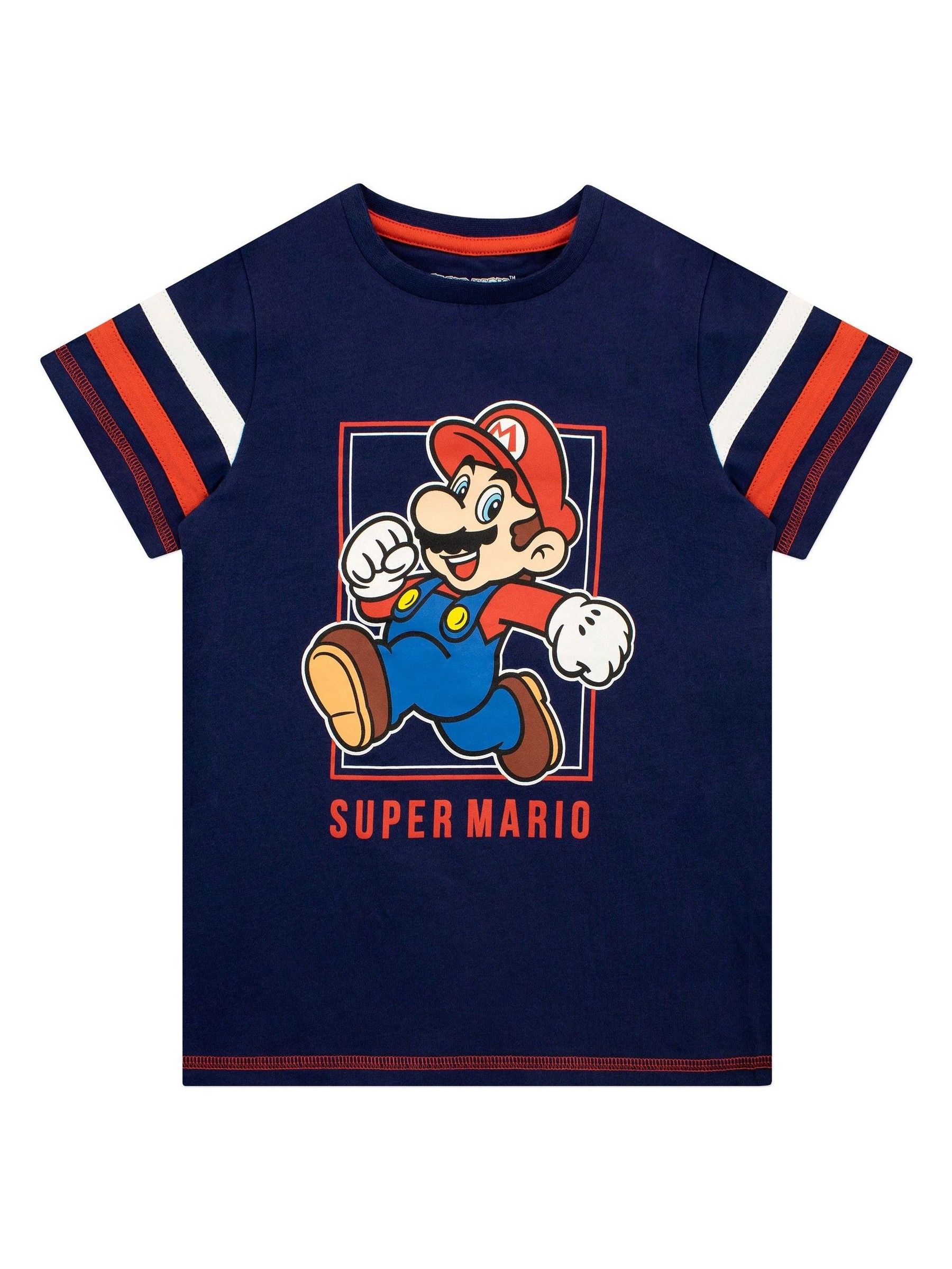 Character Blue 100% Cotton Super Mario Gaming T-Shirt