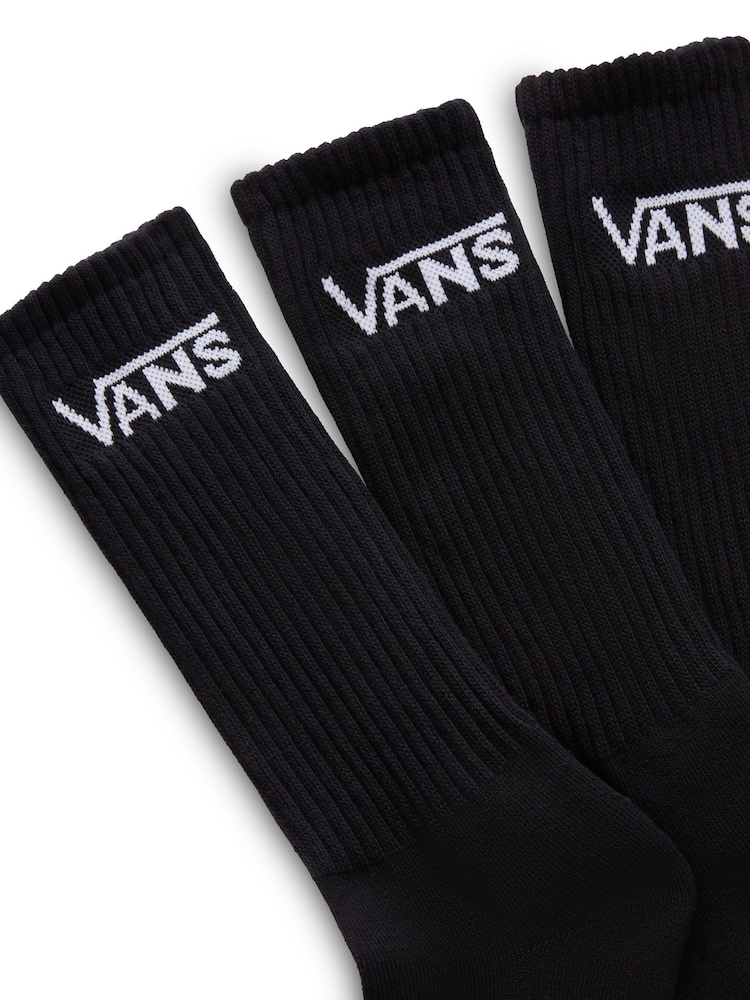 Vans Mens Classic Crew Socks 3 Pack - Image 2 of 2