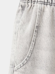 Mango Grey Wide Leg Draw String Waist Jeans - Image 4 of 4