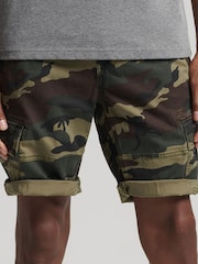 Superdry Camouflage Core Cargo Utility Shorts - Image 1 of 6