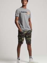 Superdry Camouflage Core Cargo Utility Shorts - Image 3 of 6