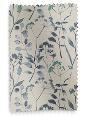 Blue Isla Floral Made to Measure Roller Blind - Image 3 of 6