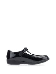 Start-Rite Poppy Black Patent Leather T Bar School Shoes - Image 1 of 6