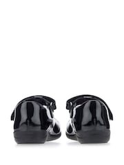Start-Rite Poppy Black Patent Leather T Bar School Shoes - Image 4 of 6
