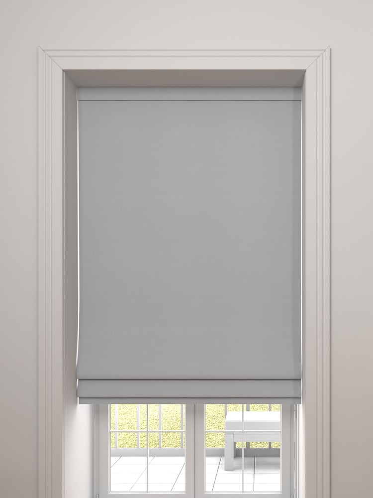 Silver Grey Imogen Made To Measure Roman Blinds - Image 1 of 4