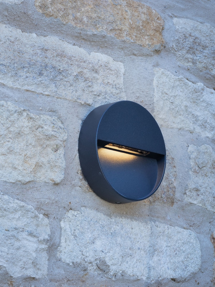 Dar Lighting Grey Ugo Outdoor LED Wall Light - Image 1 of 4