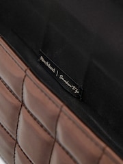 River Island Brown Lila PU Quilted Clutch Bag - Image 5 of 6