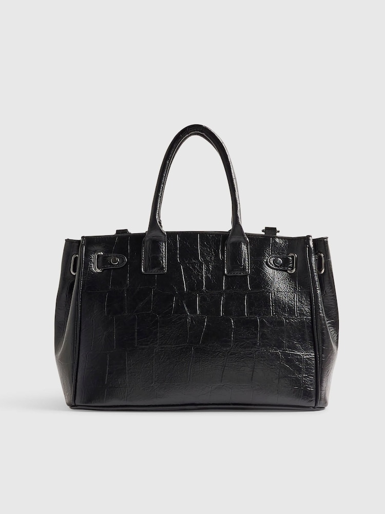 Bolso tote con cierre frontal Blair Drench de River Island - Imagen 2 de 6