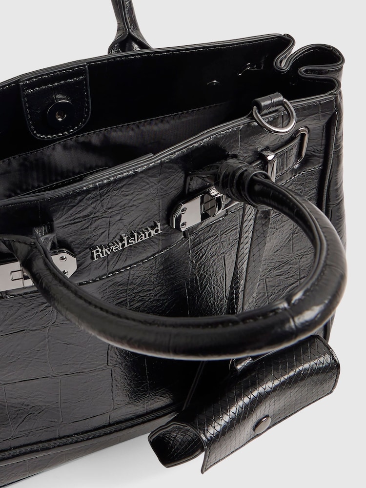 Bolso tote con cierre frontal Blair Drench de River Island - Imagen 6 de 6