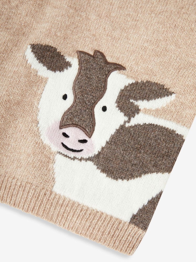 JoJo Maman Bébé Natural Cow Jumper - Image 2 of 2