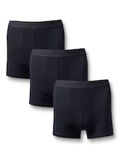 Azul escuro - Charles Tyrwhitt Stretch Pacote de calções de malha de 3 algodão - Imagem 1 de 3