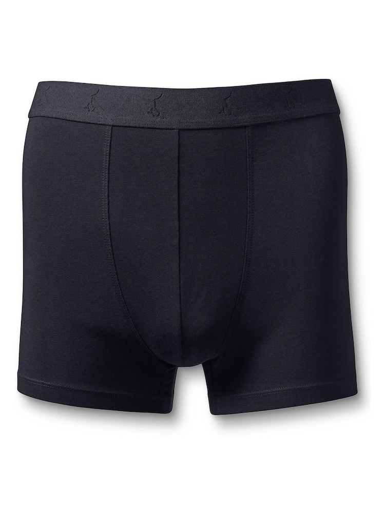 Azul escuro - Charles Tyrwhitt Stretch Pacote de calções de malha de 3 algodão - Imagem 2 de 3