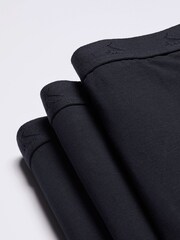 Azul escuro - Charles Tyrwhitt Stretch Pacote de calções de malha de 3 algodão - Imagem 3 de 3