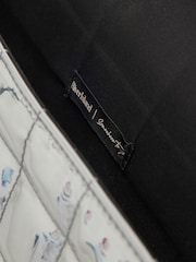 River Island Silver Lila Patent Quilted Clutch Bag - Image 4 of 4