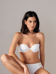 Белый - Гладкие бюстгальтеры без бретелей Clear Back AE - Image 2 of 7