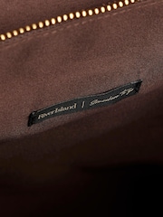 River Island Blue Esme PU Flap Shopper Bag - Image 6 of 6
