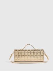 River Island Lila vernie matelassée sac pochette - Image 3 de 6