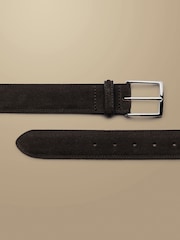 Charles Tyrwhitt Brown Suede Made In England Belt - Image 3 of 3