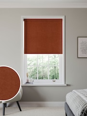 Terracotta Orange Hollis Made to Measure Roller Blind - Image 1 of 6