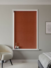 Terracotta Orange Hollis Made to Measure Roller Blind - Image 2 of 6