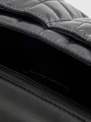 River Island Black Lila PU Quilted Shoulder Bag - Image 5 of 6
