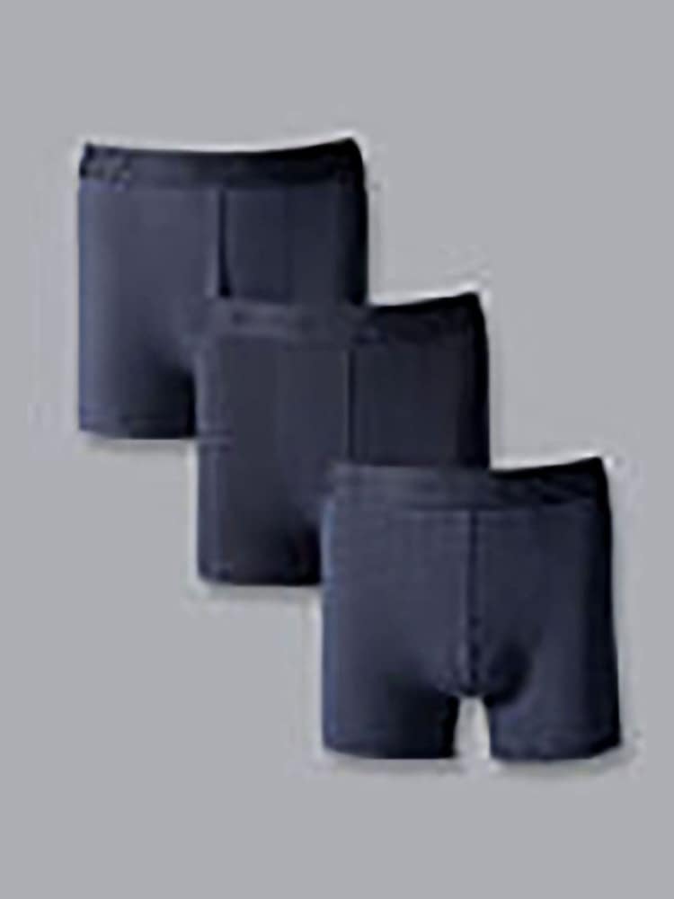 Charles Tyrwhitt Blue Cotton Stretch Jersey Trunks 3 Pack - Image 1 of 2