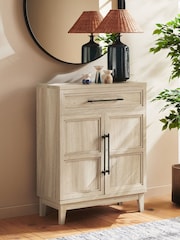 Light Langton Oak Effect Small Sideboard - Image 1 of 8