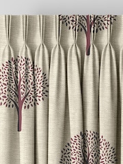 Emily Bond Mulberry Burgundy Yew Tree Made to Measure Curtains - Image 5 of 9