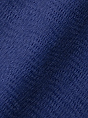 Charles Tyrwhitt Blue Plain Pure 100% Linen Slim Fit Shirt - Image 6 of 6
