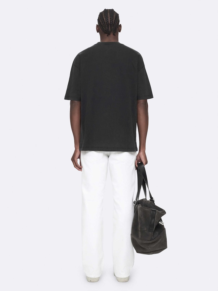 AllSaints Black Abode Short Sleeve Crew Neck T-Shirt - Image 2 of 8