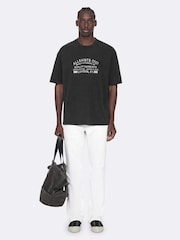 AllSaints Black Abode Short Sleeve Crew Neck T-Shirt - Image 3 of 8