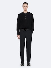 AllSaints Black York Trousers - Image 5 of 8