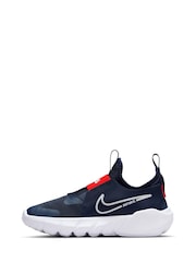 Nike Navy Flex Runner 2 Junior Trainers - Image 2 of 10
