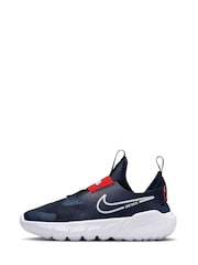 Nike Navy Flex Runner 2 Junior Trainers - Image 4 of 10