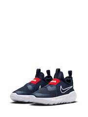Nike Navy Flex Runner 2 Junior Trainers - Image 5 of 10