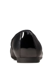 Clarks Black Multi Fit Leather Scala Bloom Youth Shoes - Image 5 of 7