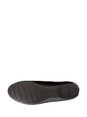 Clarks Black Multi Fit Leather Scala Bloom Youth Shoes - Image 7 of 7