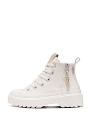 حذاء رياضة بِعروات ونعل سميك للصغار من Converse - Image 4 of 10