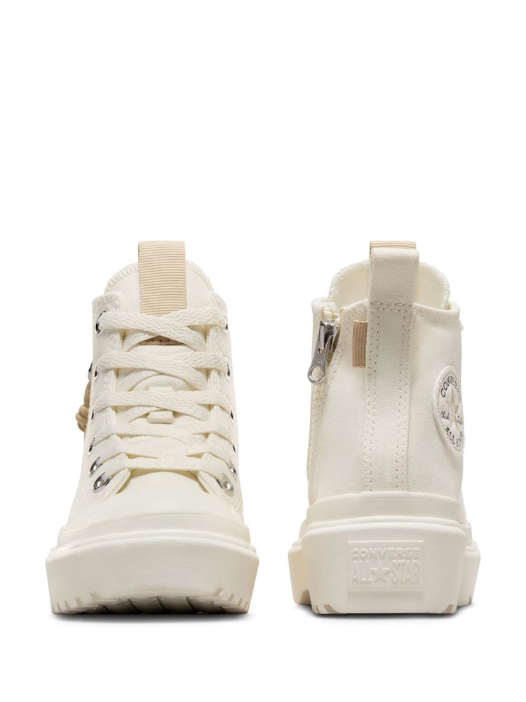 حذاء رياضة بِعروات ونعل سميك للصغار من Converse - Image 6 of 10
