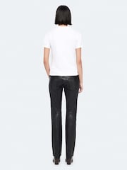 AllSaints Black Riella Trousers - Image 2 of 8