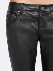 AllSaints Black Riella Trousers - Image 4 of 8