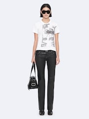 AllSaints Black Riella Trousers - Image 6 of 8