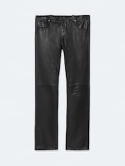 AllSaints Black Riella Trousers - Image 8 of 8